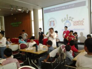 ค่ายหุ่นยนต์ ค่ายวิทยาศาสตร์ ค่าย industry 4.0 ฝึกฝนแนวคิดฝึกปฏิบัติอย่างสนุก ค่ายหุ่นยนต์ Raise ACEP camp lego1