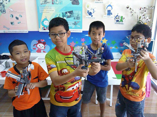 Original article illustration: Robotics, Cooking, Sport, Numbers, Languages and Clay