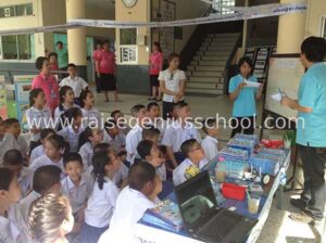 กิจกรรมเพื่อสังคม (Raise Genius School for Social Project) Raise Genius ร่วมออก กิจกรรมสัปดาห์ห้องสมุด โรงเรียนบูรณะศึกษา เพื่อสังคม Social Project