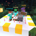 minecraft_education_class_happy_birth_day_celebrate_kids ฉลองวันเกิดให้น้องแป้งหอม ใน มายคราฟ นะครับ