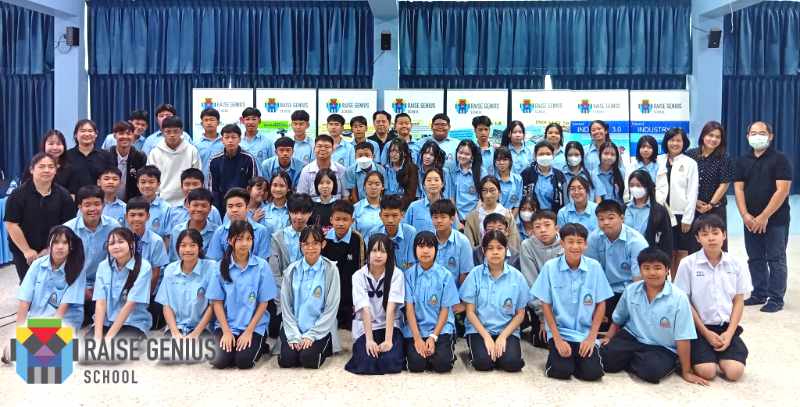 ค่ายหุ่นยนต์ ประถม กับ ม.ต้น ต่างกัน 3 เรื่อง | Raise Genius School ค่ายหุ่นยนต์ coding นักเรียนระดับมัธยมต้น โรงเรียน สระบุรีวิทยาคม จังหวัด สระบุรี
